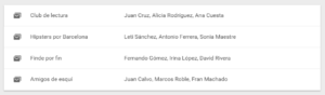 Google Inbox Agrupaciones