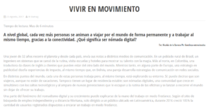 Medios - Vivir en Movimiento, Revista BaMag (23.08.17)