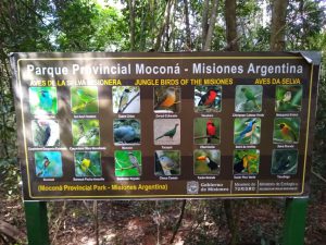 Saltos del Moconá cartel parque